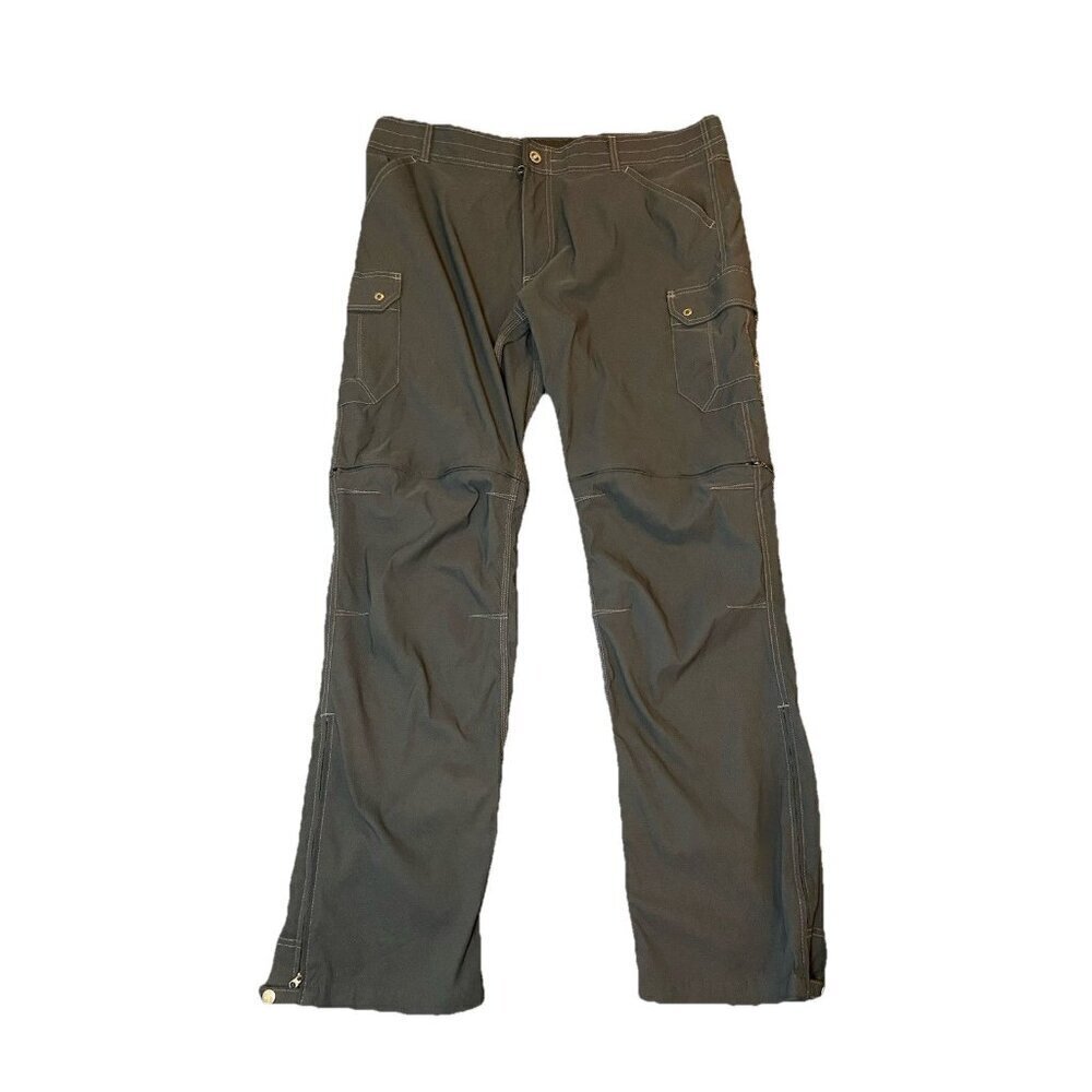 Kuhl Renegade Convertible Cargo Pants Shorts Dark Gray Size 40 34
